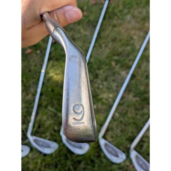 Vintage Original Ping Cat Eye Black Karsten 3, 5-9 Irons Set Steel Shaft RH-Read - Picture 4 of 15